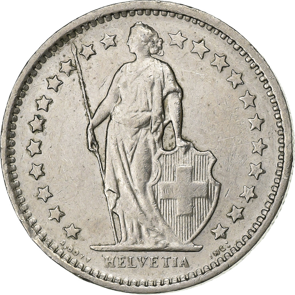 Schweiz, 1/2 Franc, 1978, Bern, Kupfer-Nickel, VZ, KM:23a.1