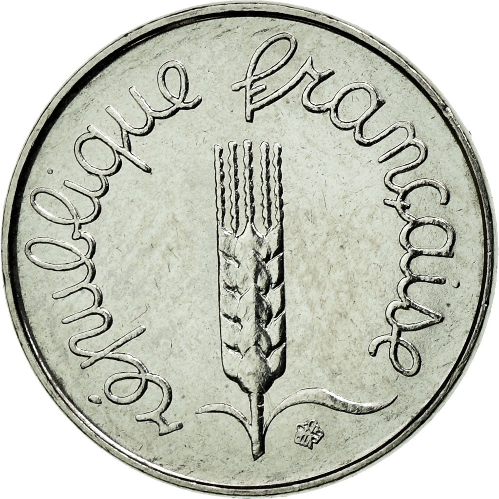 Coin, France, Épi, Centime, 1989, MS(65-70), Stainless Steel, Gadoury:91