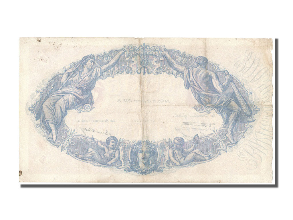 Banconote, Francia, 500 Francs, 500 F 1888-1940 ''Bleu et Rose'', 1933