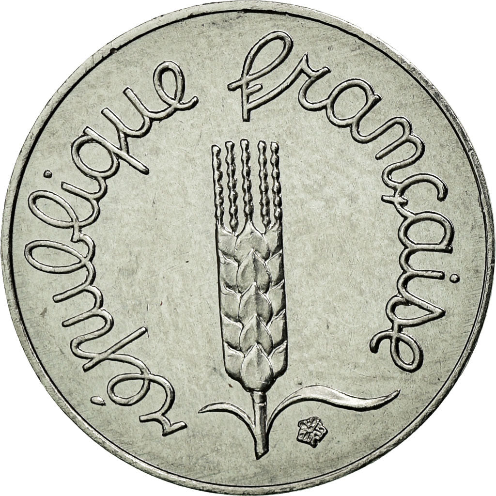 Coin, France, Épi, Centime, 1996, MS(65-70), Stainless Steel, Gadoury:91