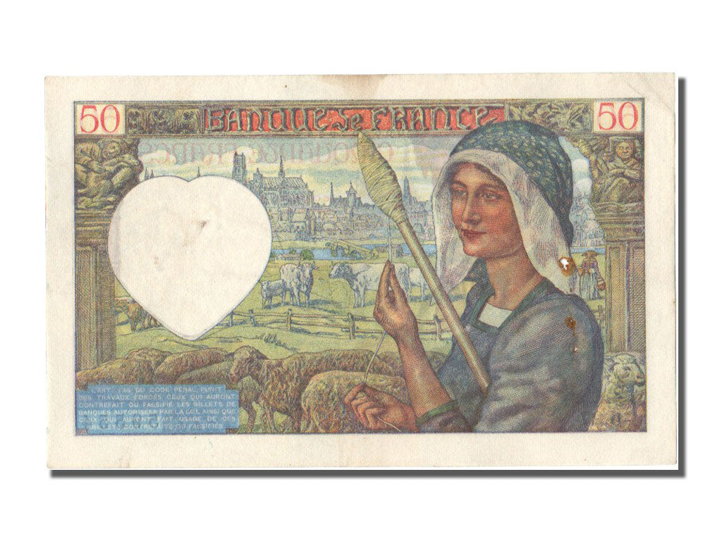 Billet, France, 50 Francs, 50 F 1940-1942 ''Jacques Coeur'', 1940, 1940-12-05