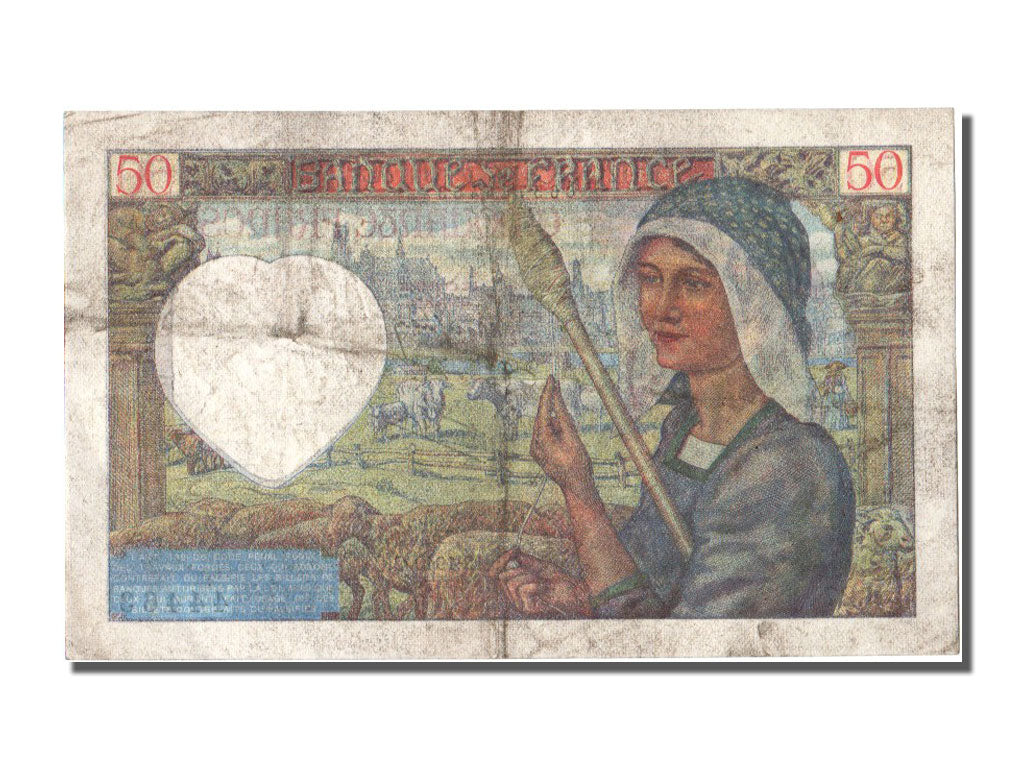 Billet, France, 50 Francs, 50 F 1940-1942 ''Jacques Coeur'', 1940, 1940-12-05