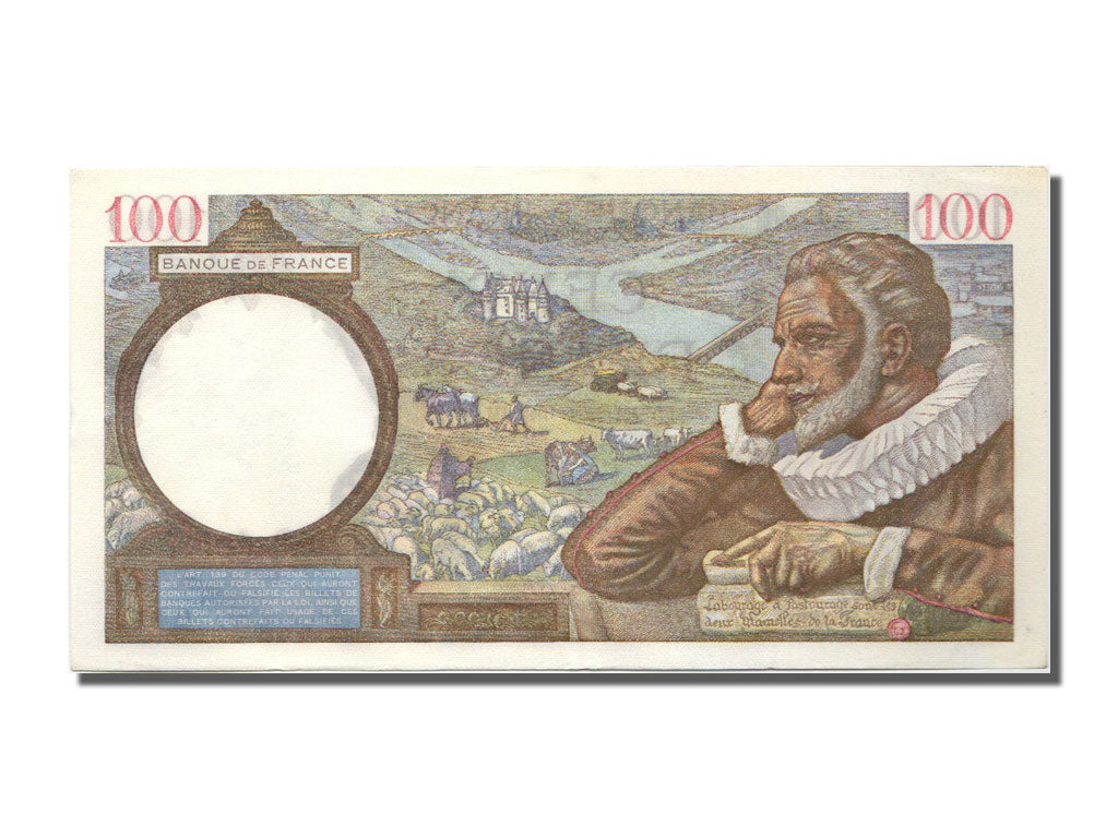 Banknote, France, 100 Francs, 100 F 1939-1942 ''Sully'', 1942, 1942-01-29