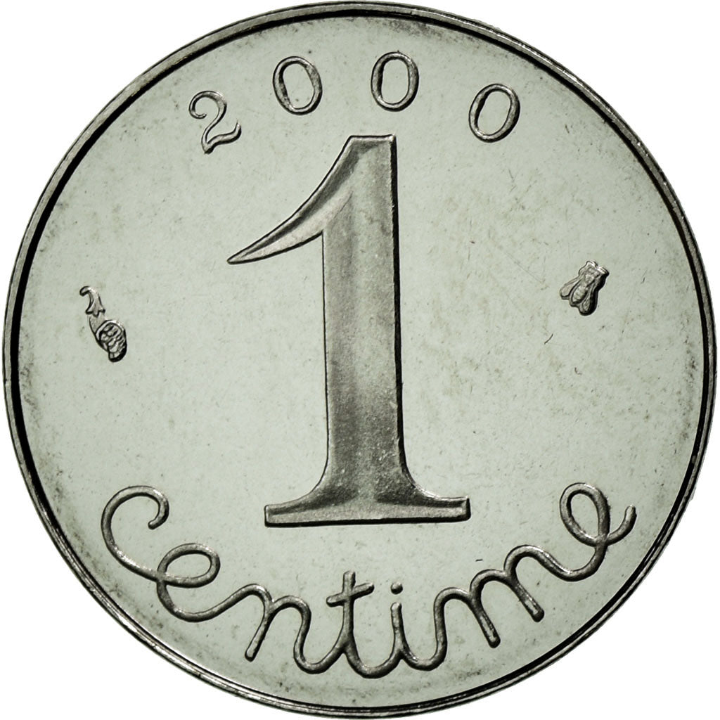 Coin, France, Épi, Centime, 2000, Paris, MS(65-70), Stainless Steel