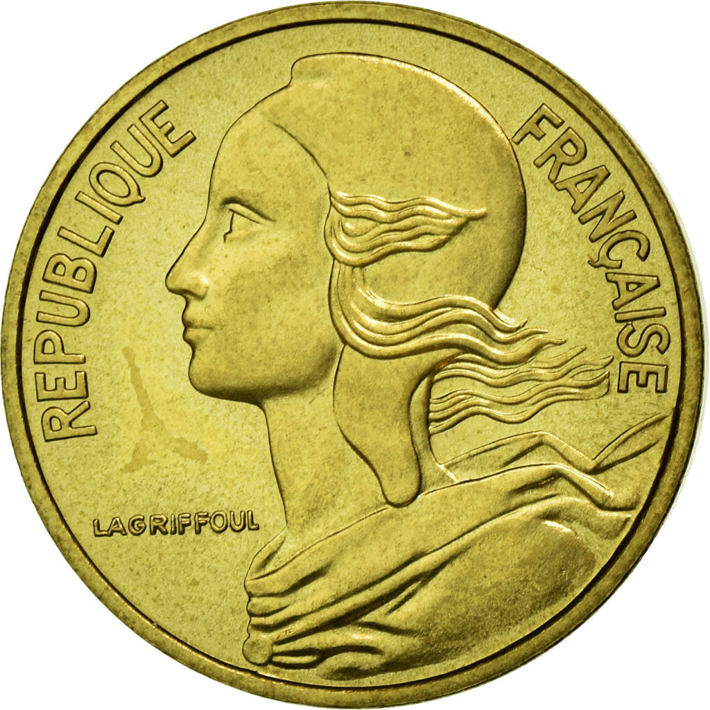 Coin, France, Marianne, 5 Centimes, 1976, Paris, MS(65-70), Aluminum-Bronze