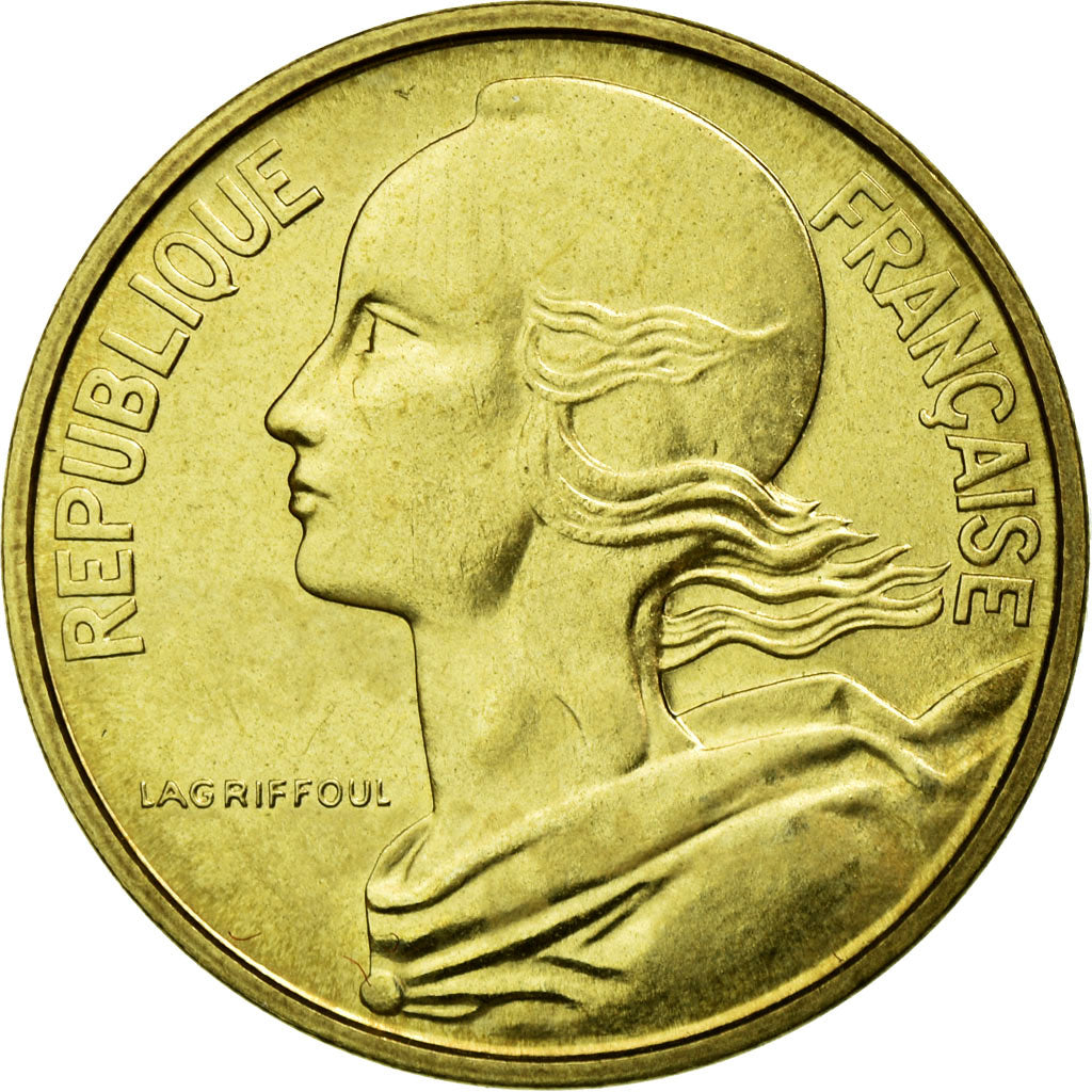 Coin, France, Marianne, 10 Centimes, 1971, MS(65-70), Aluminum-Bronze
