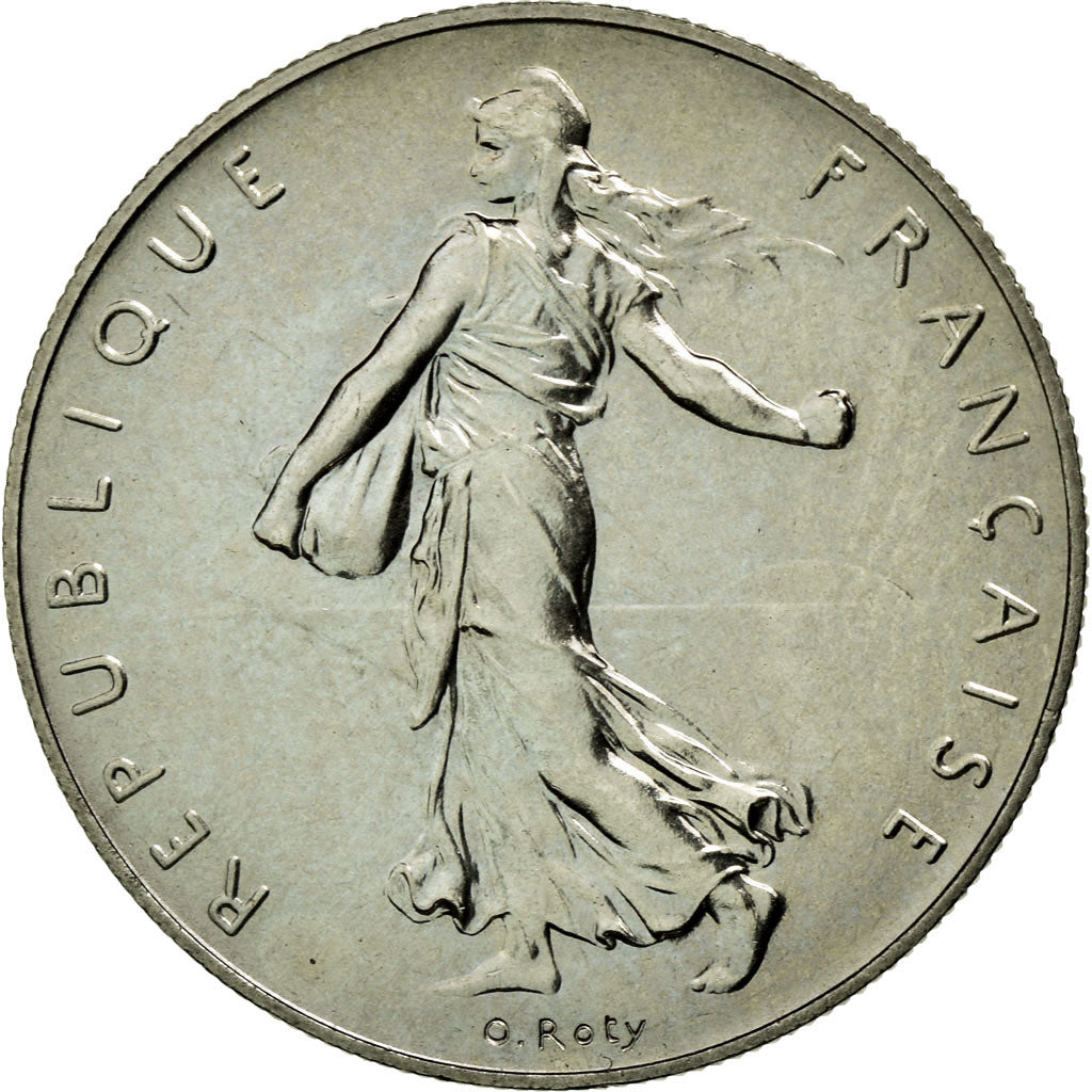 Coin, France, Semeuse, Franc, 1984, Paris, MS(65-70), Nickel, Gadoury:474