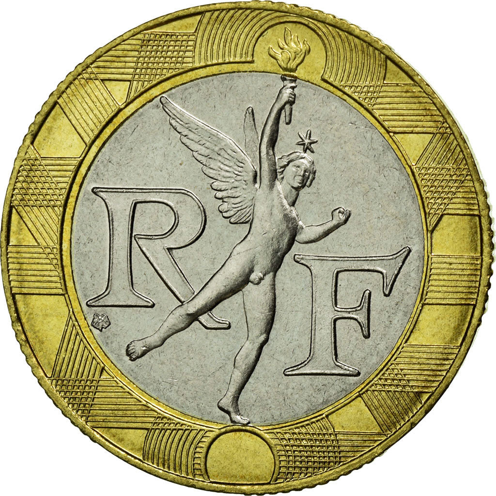 Monnaie, France, Génie, 10 Francs, 1995, FDC, Bi-Metallic, Gadoury:827
