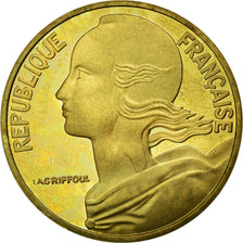 Munten, Frankrijk, Marianne, 10 Centimes, 1997, FDC, Aluminum-Bronze