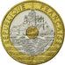 Coin, France, Mont Saint Michel, 20 Francs, 1999, MS(65-70), Tri-Metallic