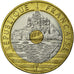 Coin, France, Mont Saint Michel, 20 Francs, 1999, MS(65-70), Tri-Metallic