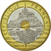 Coin, France, Mont Saint Michel, 20 Francs, 2000, MS(65-70), Tri-Metallic