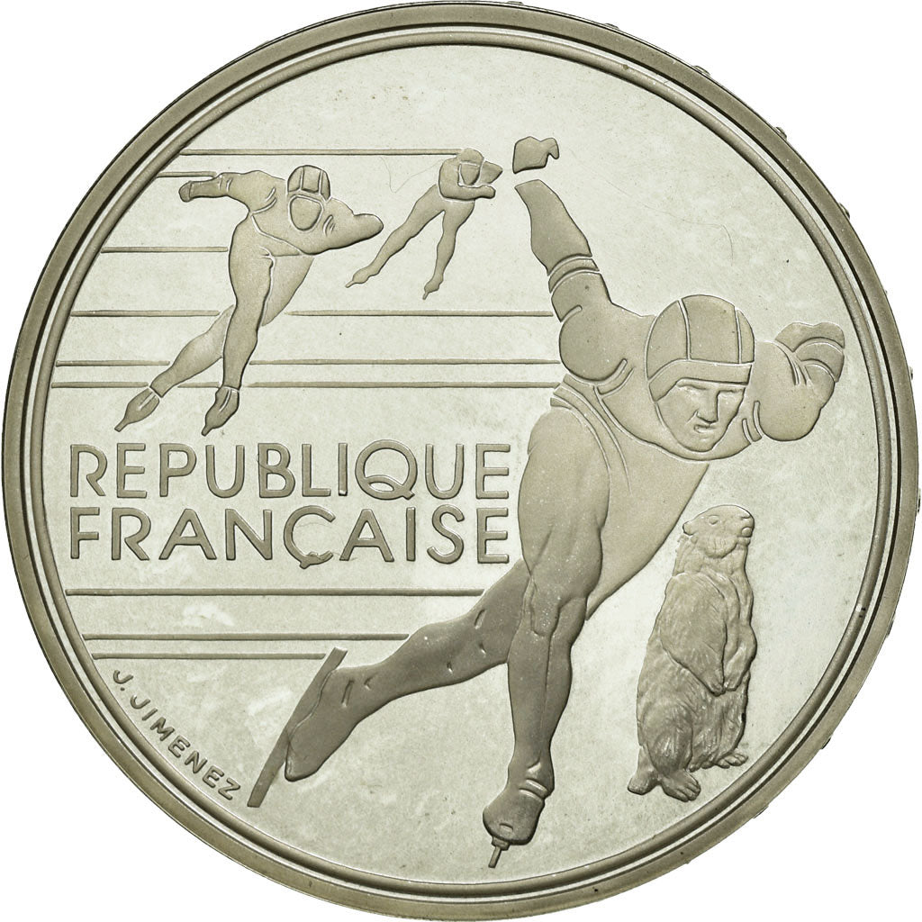 Coin, France, 100 Francs, 1990, MS(65-70), Silver, KM:980, Gadoury:910