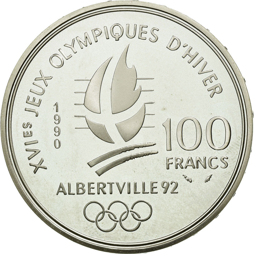 Coin, France, 100 Francs, 1990, MS(65-70), Silver, Gadoury:910