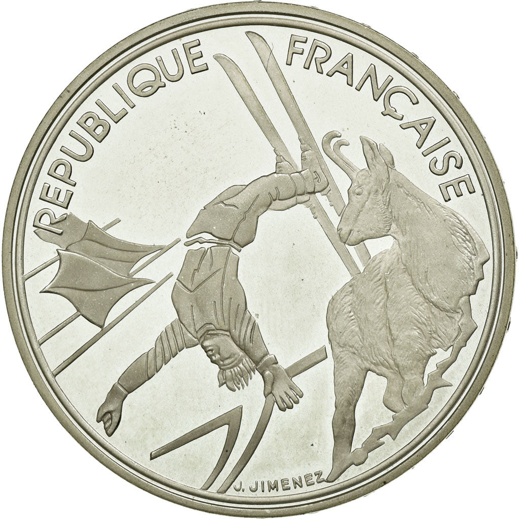 Coin, France, 100 Francs, 1990, MS(65-70), Silver, KM:983, Gadoury:912