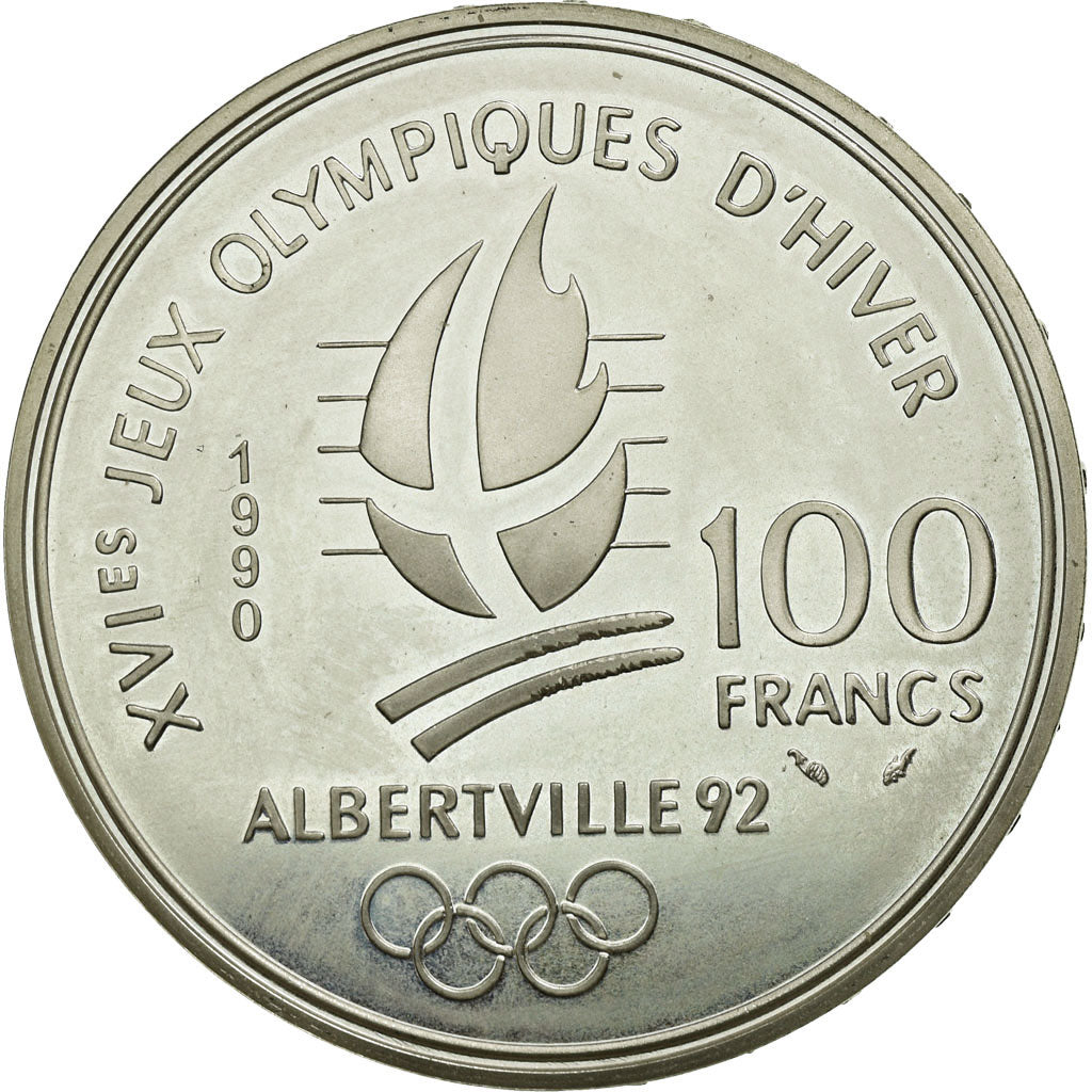 Coin, France, 100 Francs, 1990, MS(65-70), Silver, KM:984, Gadoury:913