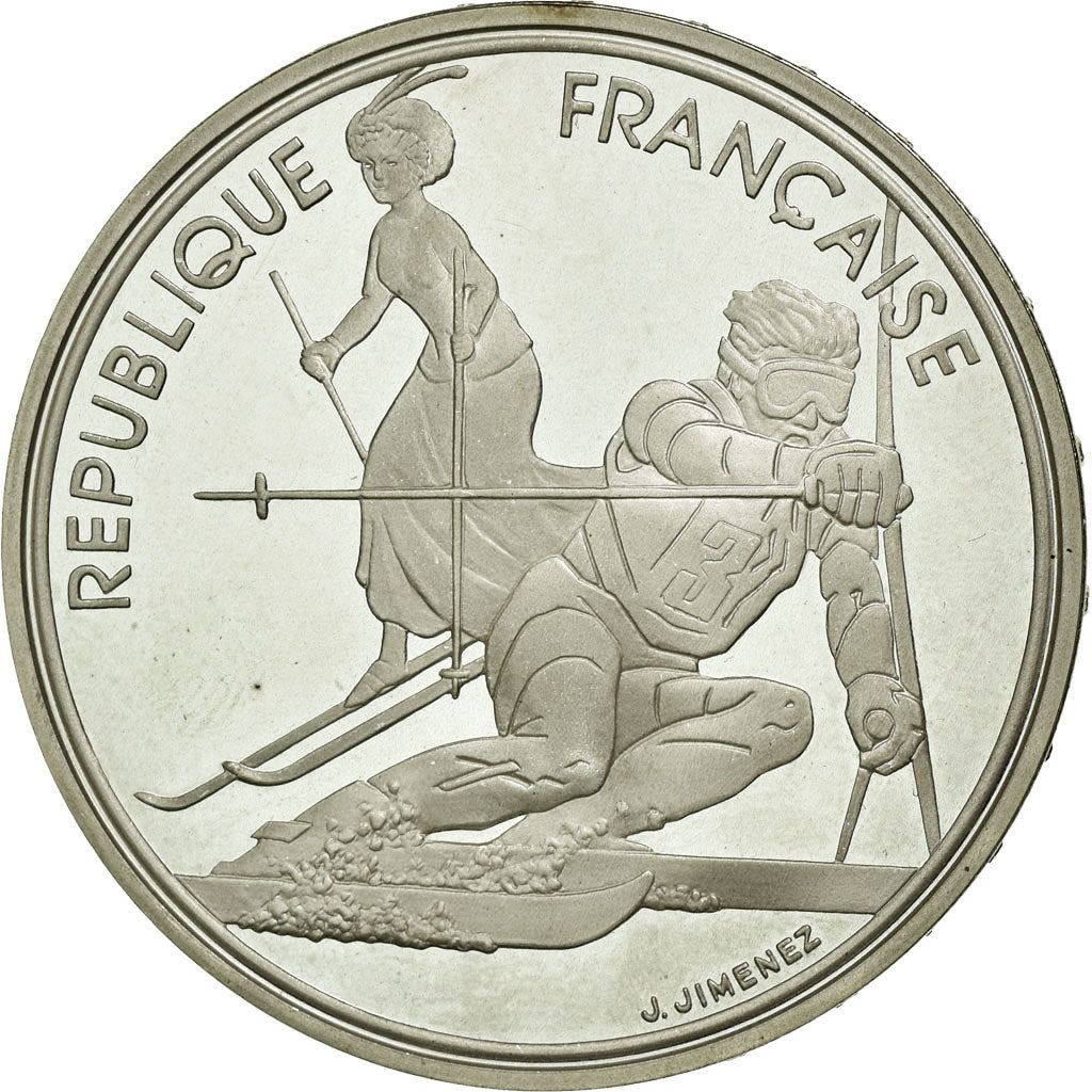 Coin, France, 100 Francs, 1990, MS(65-70), Silver, Gadoury:913