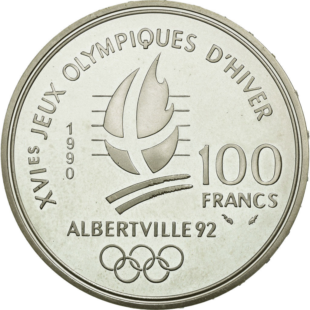 Coin, France, 100 Francs, 1990, MS(65-70), Silver, Gadoury:913