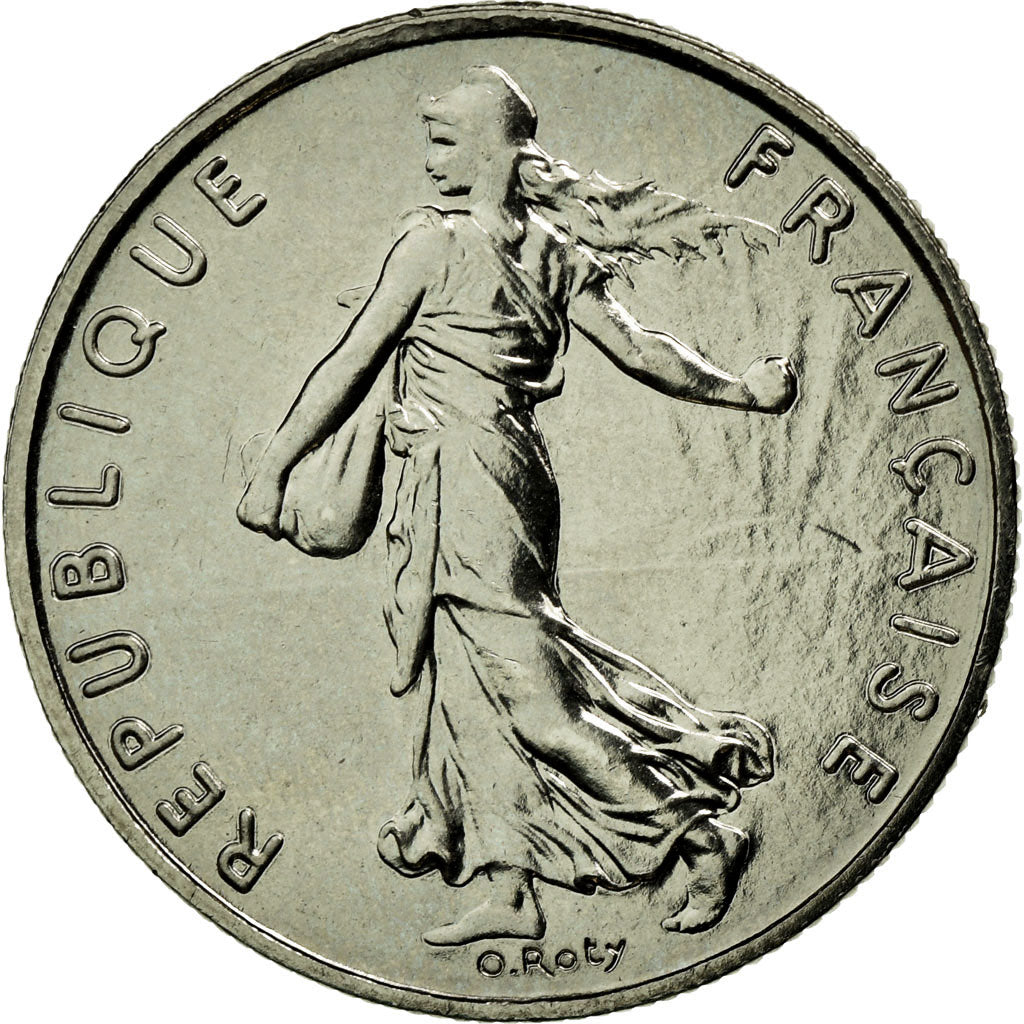 Coin, France, Semeuse, 1/2 Franc, 2000, Paris, MS(65-70), Nickel, Gadoury:429