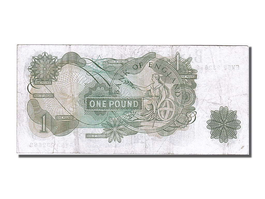 Banknote, Great Britain, 1 Pound, KM:374g, AU(55-58)