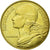 Moneta, Francja, Marianne, 20 Centimes, 1975, MS(65-70), Aluminium-Brąz