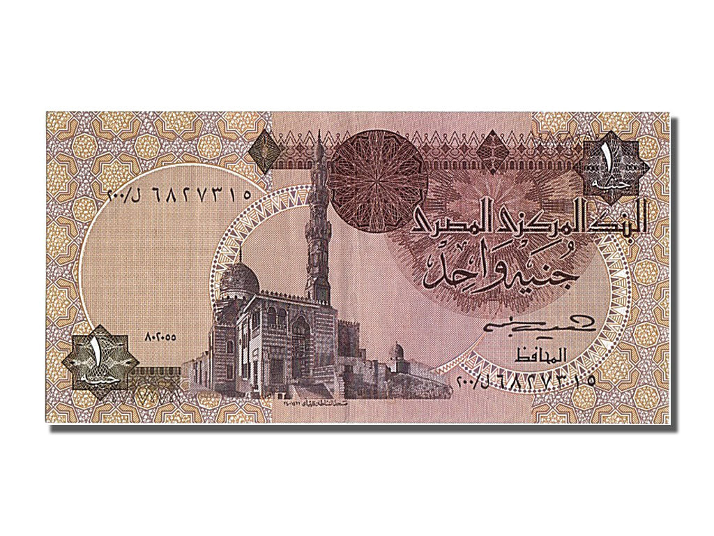Geldschein, Ägypten, 1 Pound, UNZ-