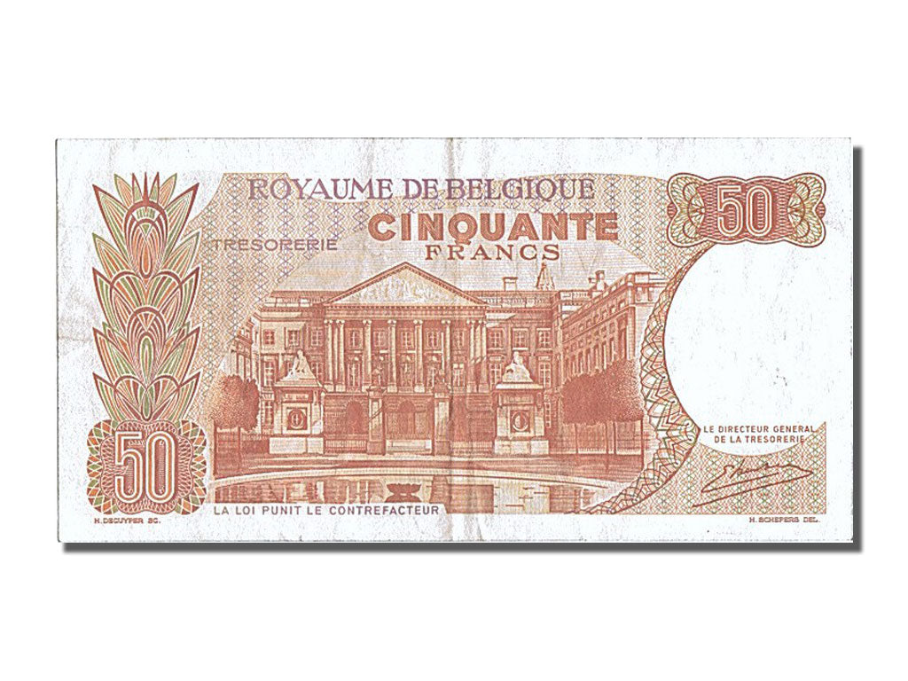 Banconote, Belgio, 50 Francs, 1966, 1966-05-16, BB