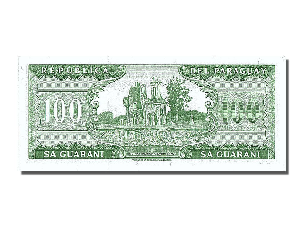 Billete, 100 Guaranies, Paraguay, UNC