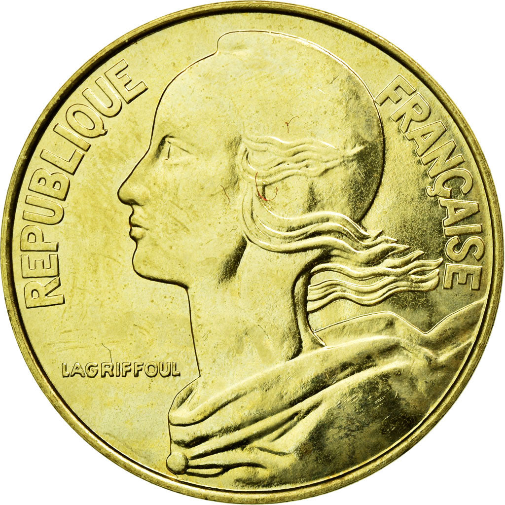Coin, France, Marianne, 20 Centimes, 1994, MS(65-70), Aluminum-Bronze
