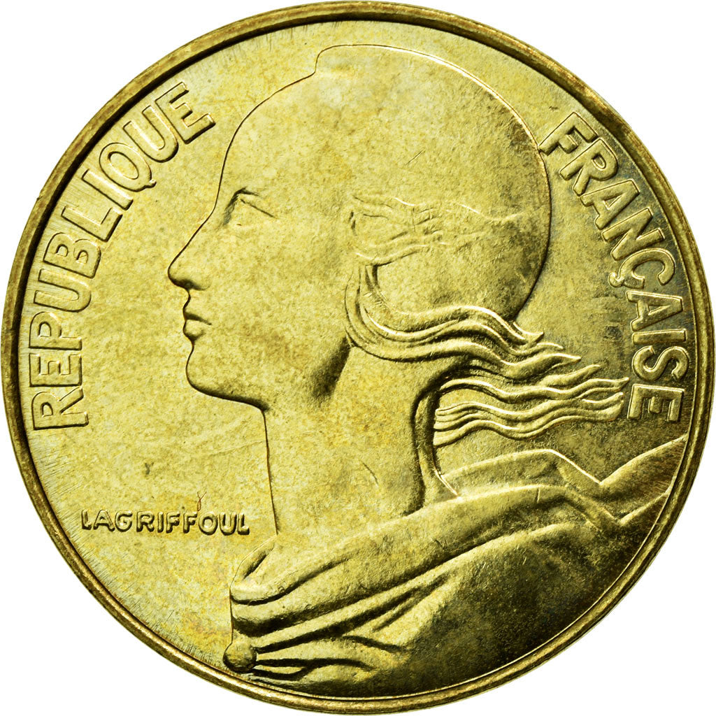 Coin, France, Marianne, 20 Centimes, 1999, MS(65-70), Aluminum-Bronze