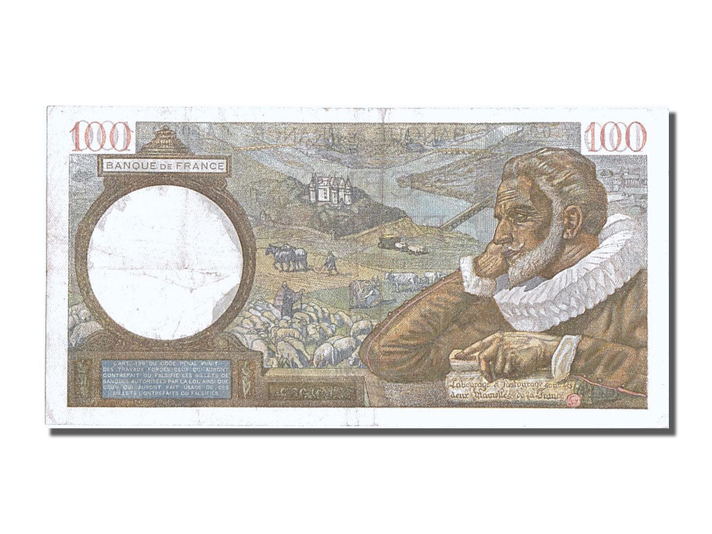 Banknote, France, 100 Francs, 100 F 1939-1942 ''Sully'', 1942, 1942-04-02