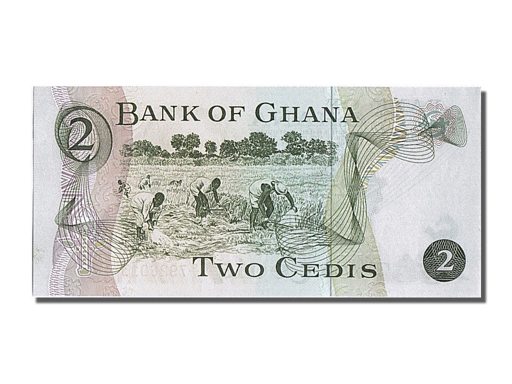 Banknot, Ghana, 2 Cedis, 1977, 1977-01-02, UNC(65-70)