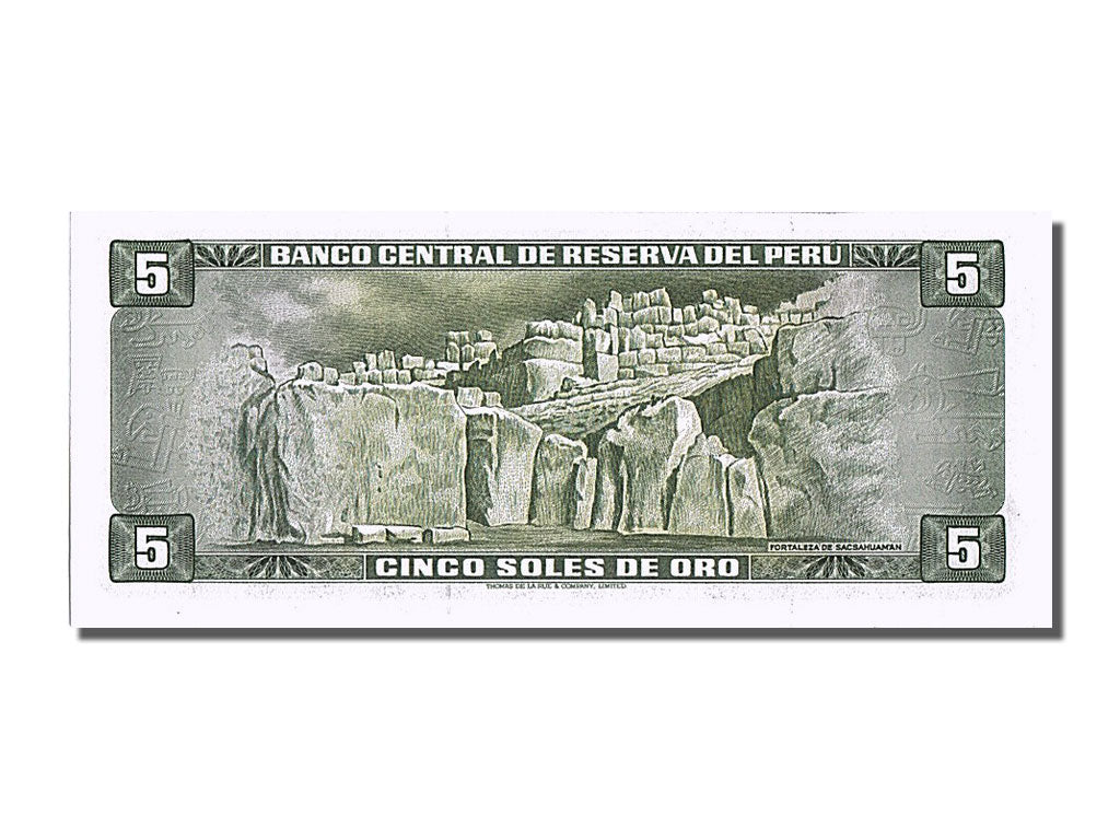 Banknote, Peru, 5 Soles De Oro, 1974, 1974-08-15, UNC(65-70)