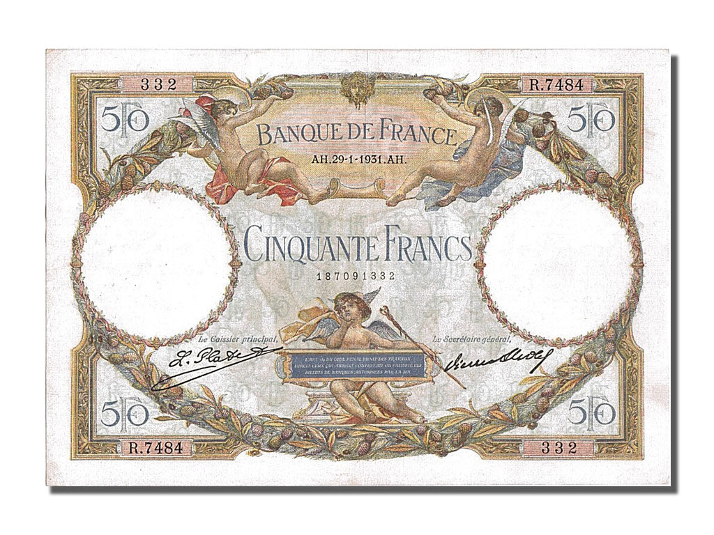 50 Francs type Luc Olivier Merson Modifié