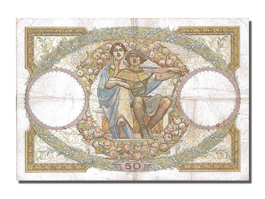 Billete, Francia, 50 Francs, 50 F 1927-1934 ''Luc Olivier Merson'', 1934