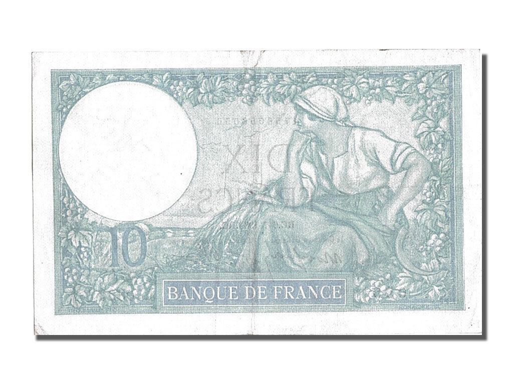 Banknote, France, 10 Francs, 10 F 1916-1942 ''Minerve'', 1939, 1939-07-06