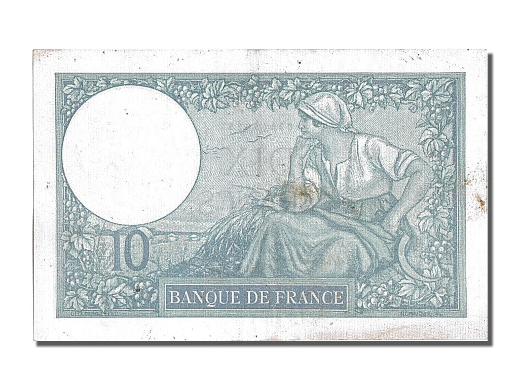 Banknote, France, 10 Francs, 10 F 1916-1942 ''Minerve'', 1941, 1941-01-16