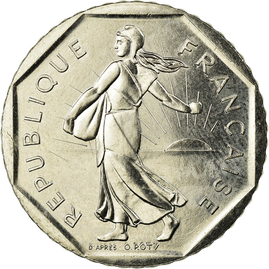 Monnaie, France, Semeuse, 2 Francs, 1990, FDC, Nickel, Gadoury:547