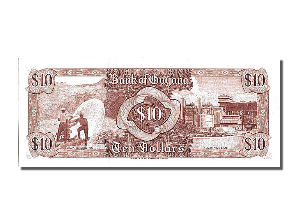 Banknot, Gujana, 10 Dollars, UNC(65-70)