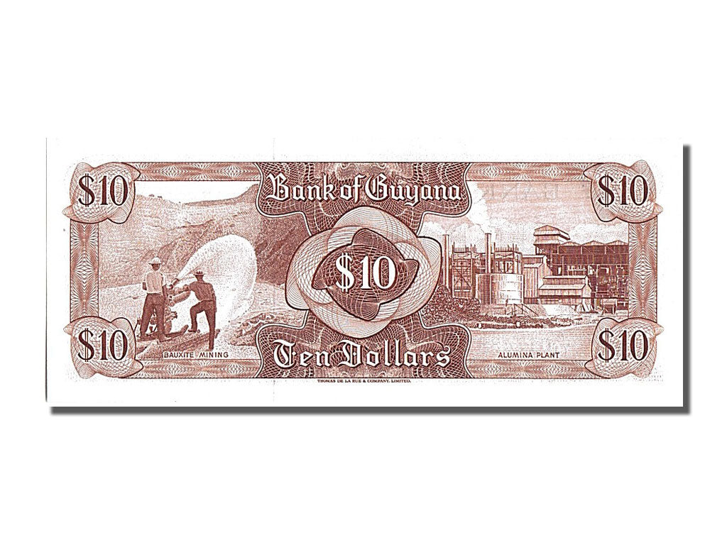 Banknot, Gujana, 10 Dollars, UNC(65-70)