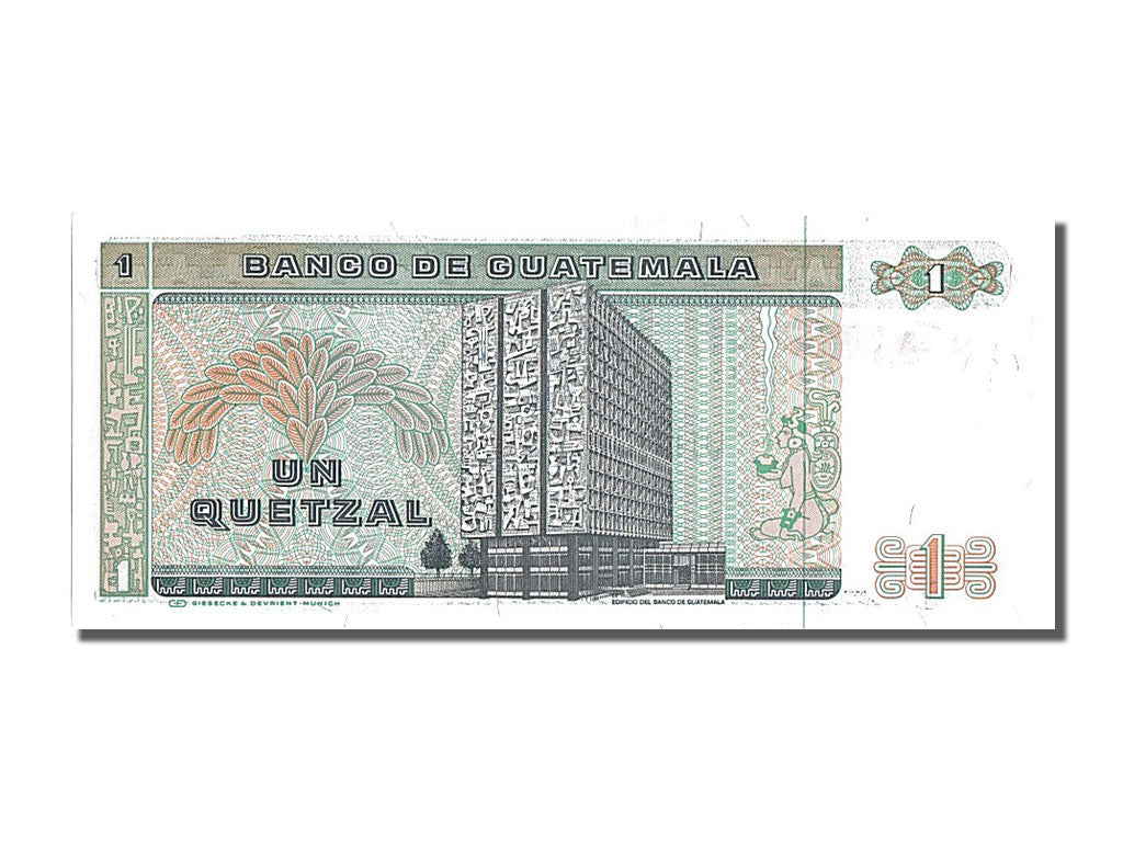 Banknote, Guatemala, 1 Quetzal, 1985, 1985-01-09, UNC(65-70)