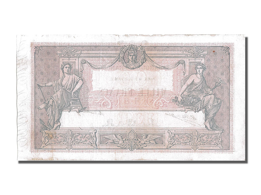 Geldschein, Frankreich, 1000 Francs, 1 000 F 1889-1926 ''Bleu et Rose'', 1926