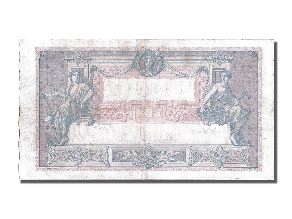 Billet, France, 1000 Francs, 1 000 F 1889-1926 ''Bleu et Rose'', 1917