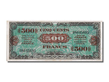 Banknote, France, 500 Francs, 1944 Flag/France, 1944, 1944-06-01, UNC(63)
