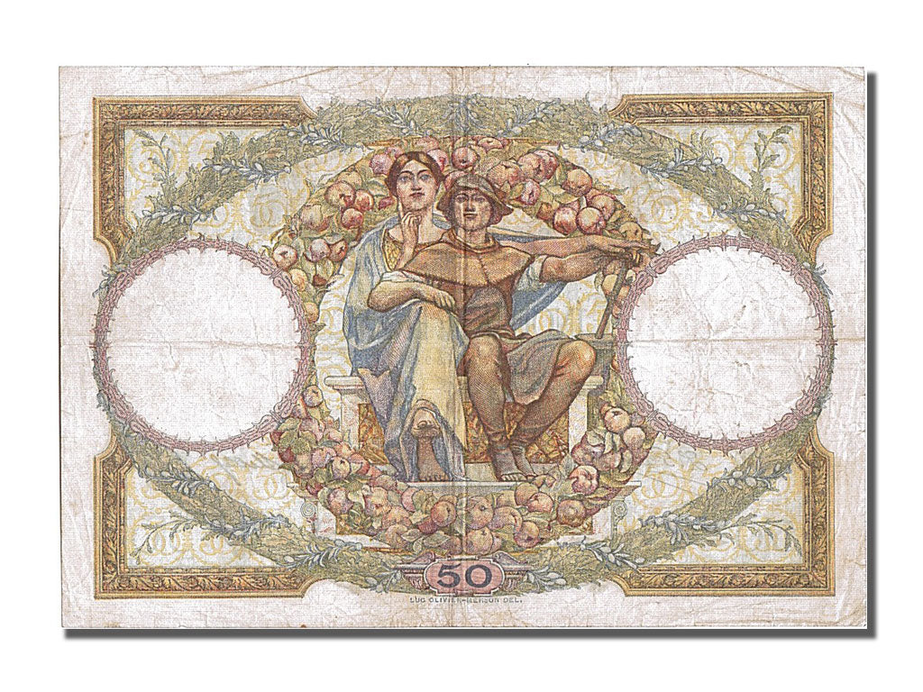Biljet, Frankrijk, 50 Francs, 50 F 1927-1934 ''Luc Olivier Merson'', 1930