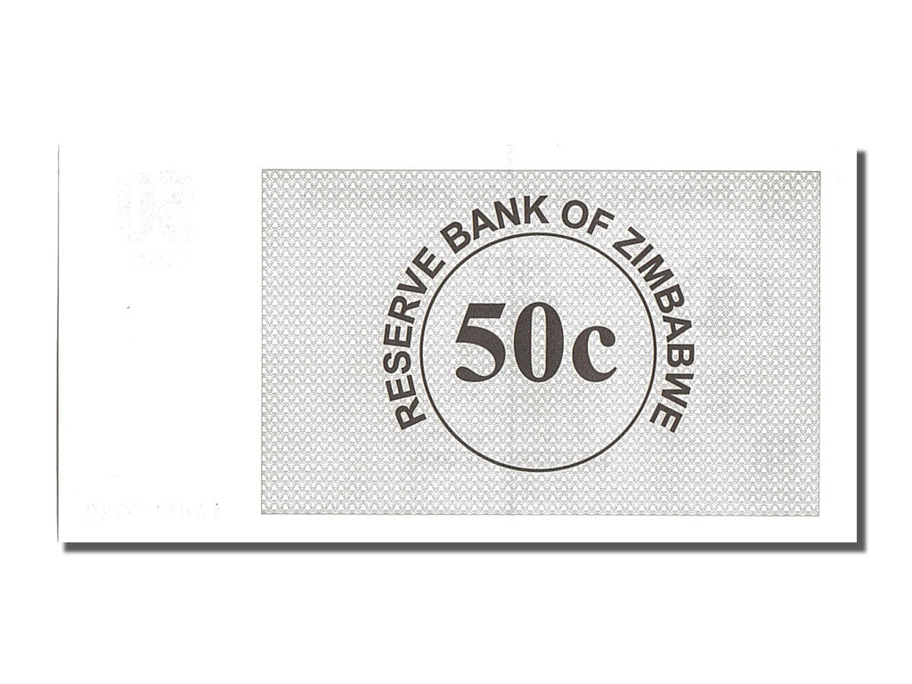 Banknote, Zimbabwe, 50 Cents, 2006, 2006-08-01, UNC(65-70)