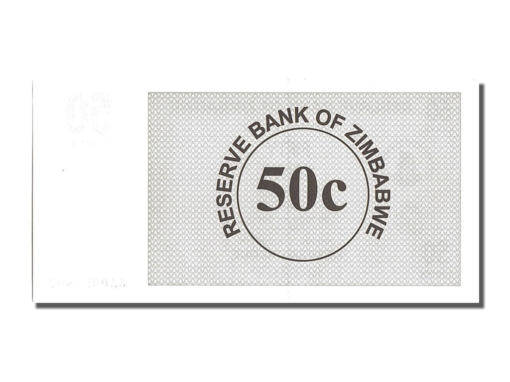 Banknote, Zimbabwe, 50 Cents, 2006, 2006-08-01, UNC(65-70)