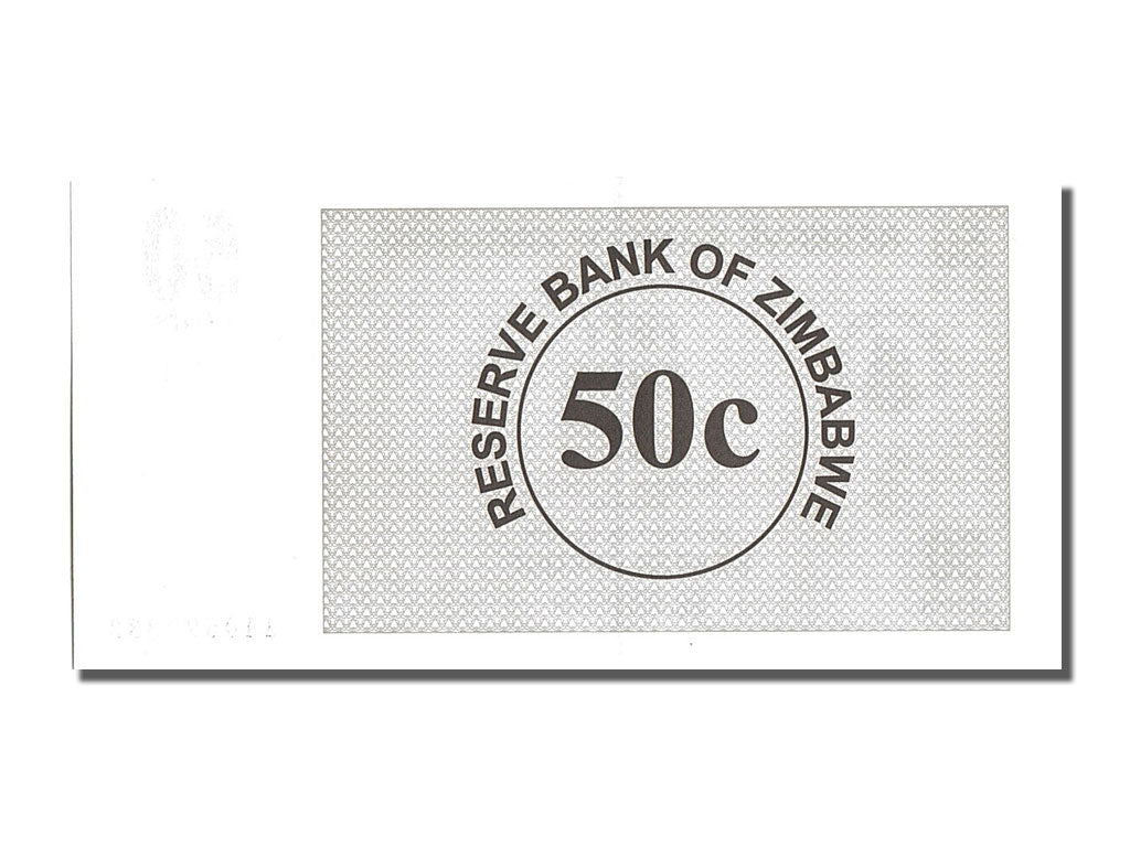 Banknote, Zimbabwe, 50 Cents, 2000, 2006-08-01, UNC(65-70)