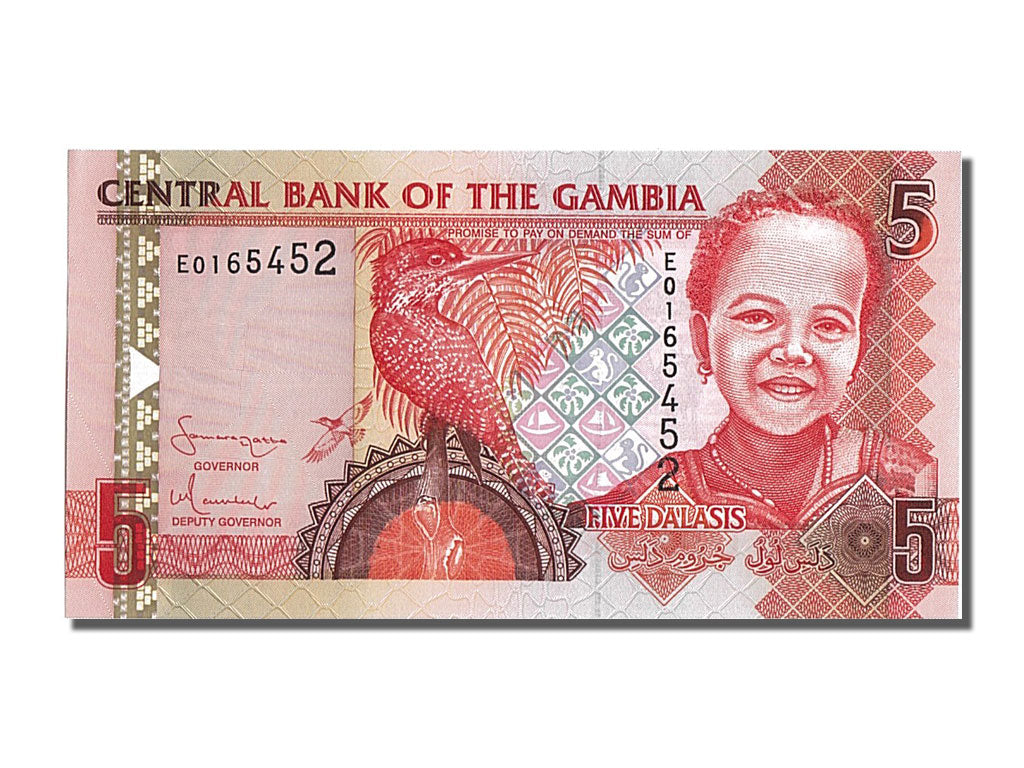 Banknote, Gambia, 5 Dalasis, UNC(65-70)
