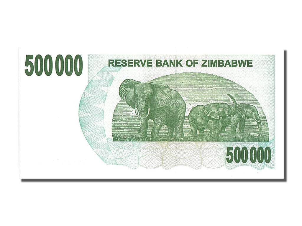 Banknote, Zimbabwe, 500,000 Dollars, 2007, 2007-07-01, UNC(65-70)